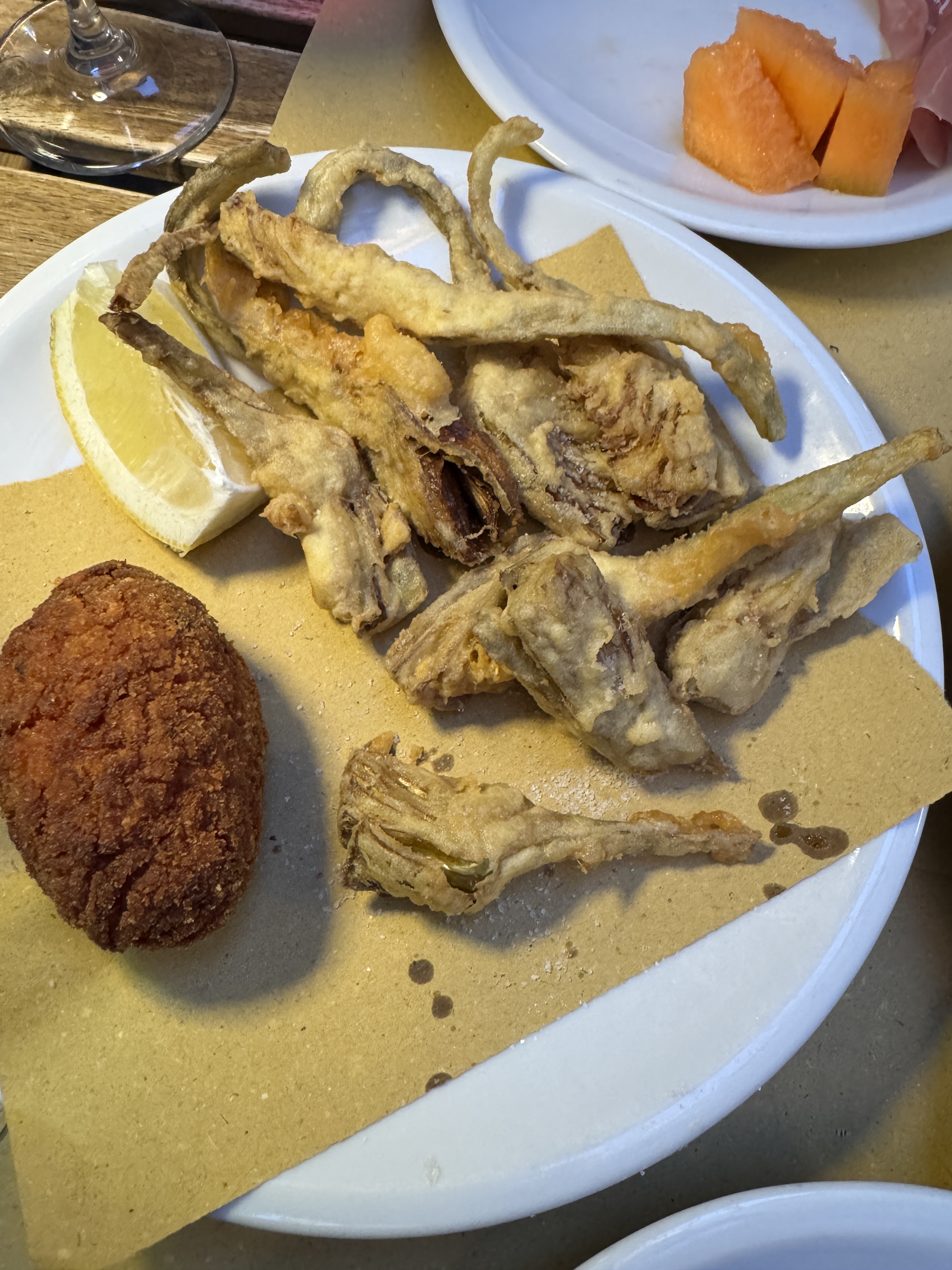 Fried Anchovies and Suppli